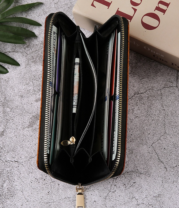 Ghost Cat zipper Wallet Halloween 