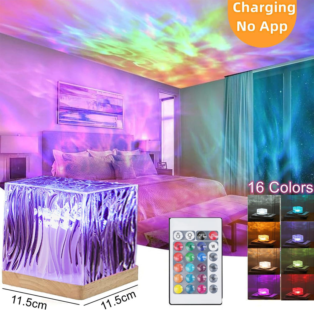 Aurora Galaxy Star Projector Night Light