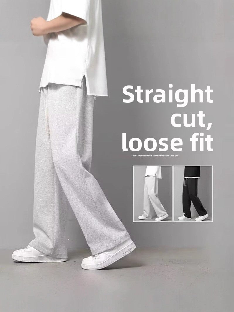 2 Pack Wide-Leg Casual Long Pants