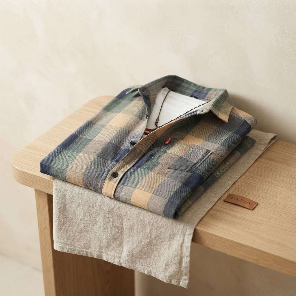 Men's Plaid Long-Sleeve Shirt - product image 1