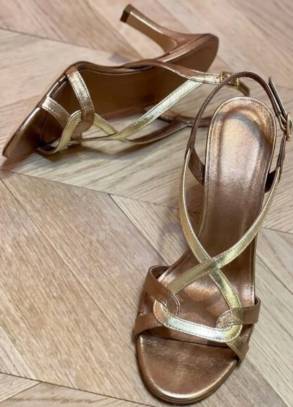 Roman Low Heel Woven Sandals