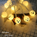 Fabric Ghost Halloween Light String Scene Decoration Led