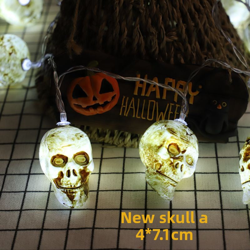 Skull  Halloween Light String Scene Decoration Led