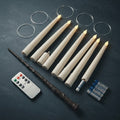 Halloween Remote Controlled LED Floating Flickering Taper Candles for Parties