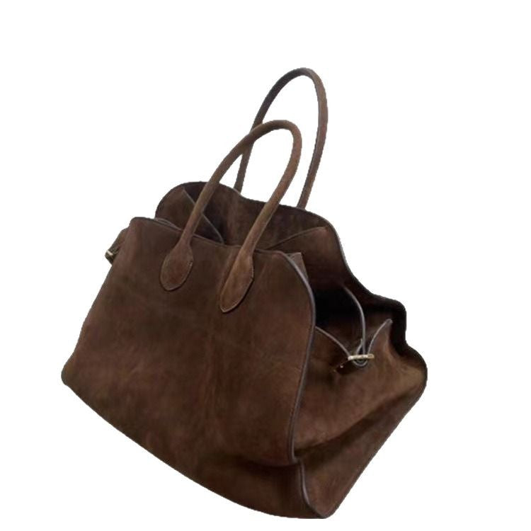Women's Retro Suede Tote Bag