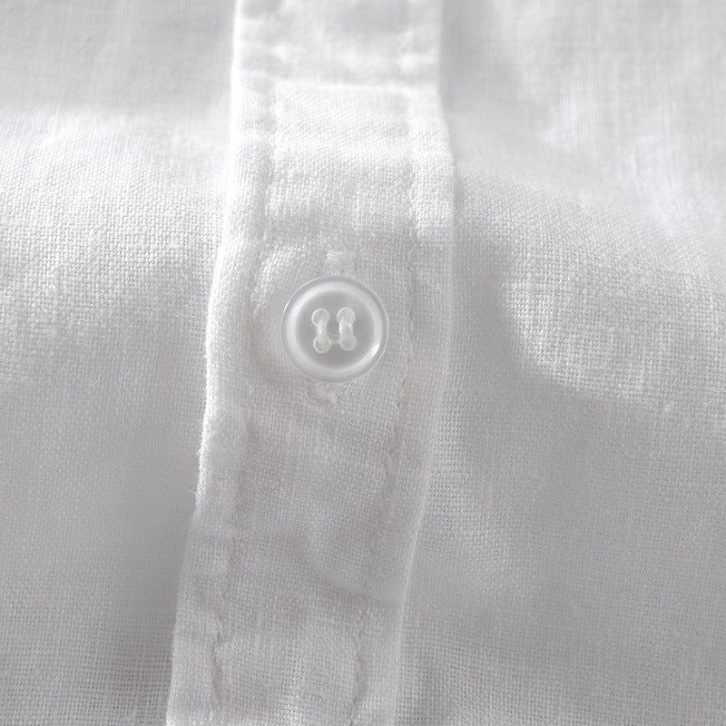 Men's Breathable Linen Short-Sleeve Shirt – Relaxed Summer Fit - product image 4