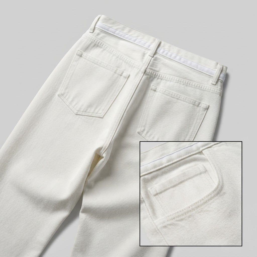 Men's Loose Fit Wide Leg Cotton Trousers - Comfortable Casual Pants - product image 4