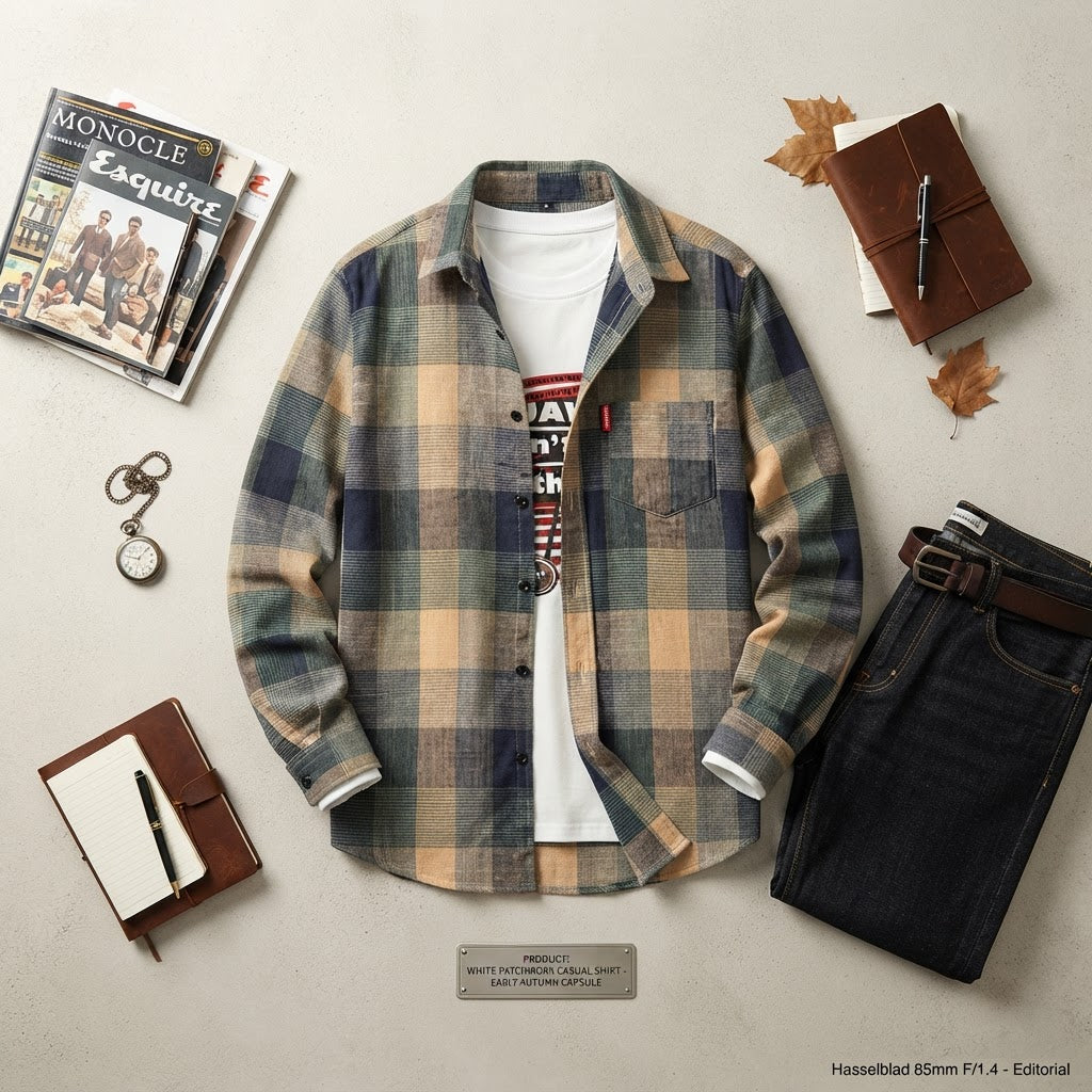 Men's Plaid Long-Sleeve Shirt - product image 2