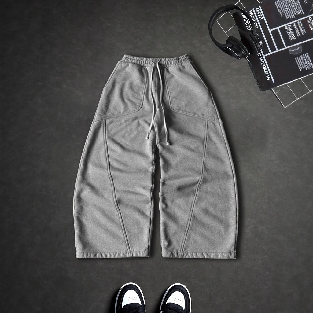 loose-fitting casual sportswear sets with wide-leg design