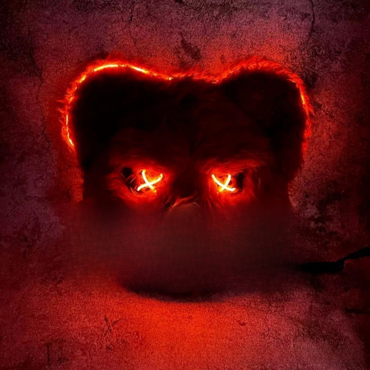 Glowing Animal Plush Headgear for Halloween