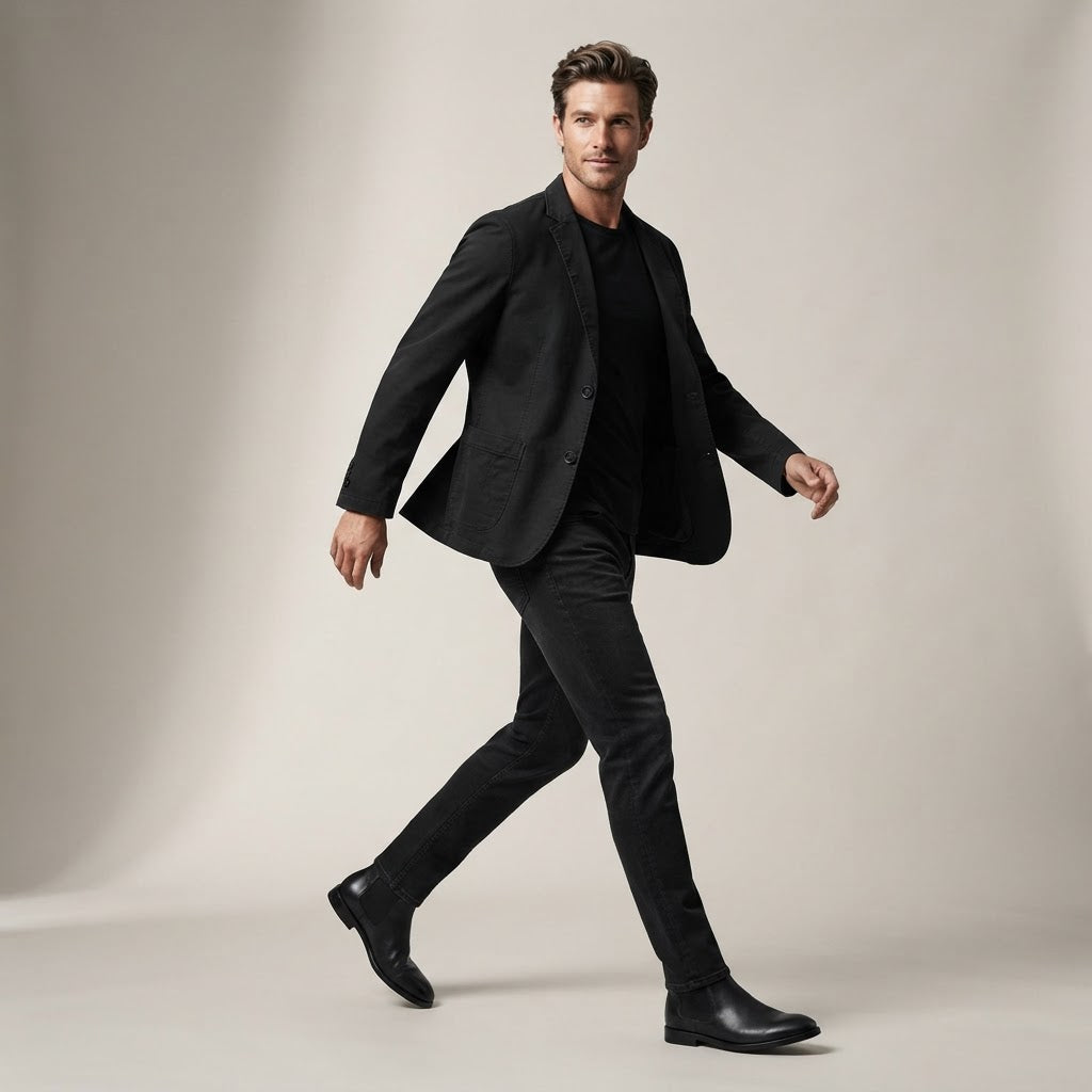 Men's Slim Fit Washed Cotton Casual Blazer Jacket - product image 6