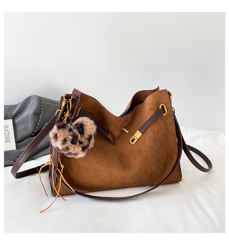 Retro Large Capacity Crossbody Handbag