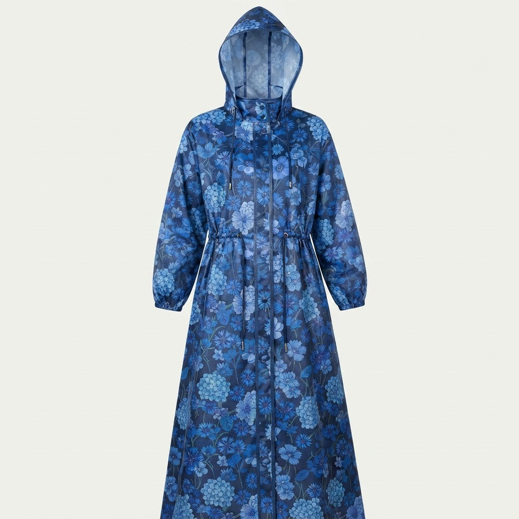 Lightweight Waterproof Long Rain Poncho - Packable Protection