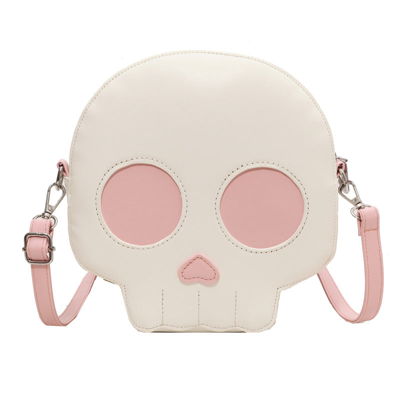 Halloween Skull PU Shoulder Bag