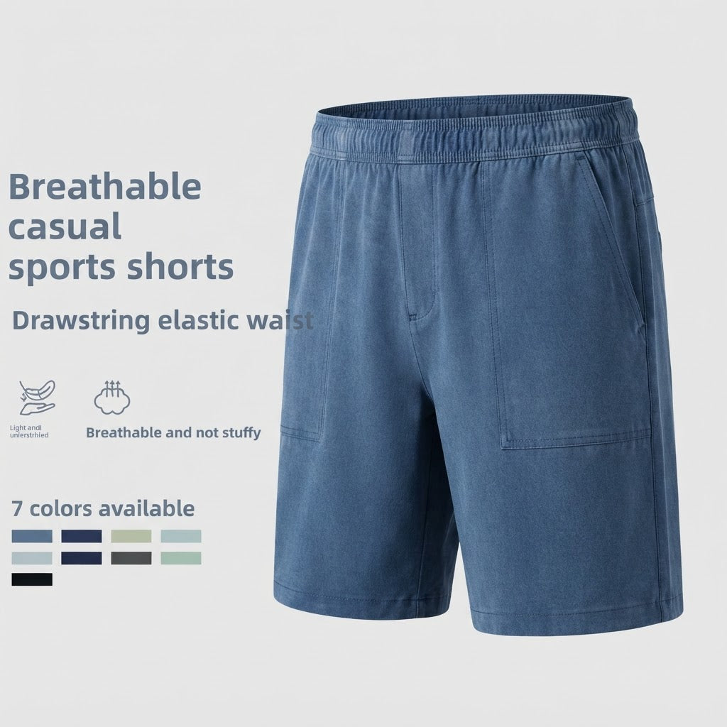 Men's Relaxed Fit Performance Sports Shorts - Quick-Dry Athletic Wear - product image 12