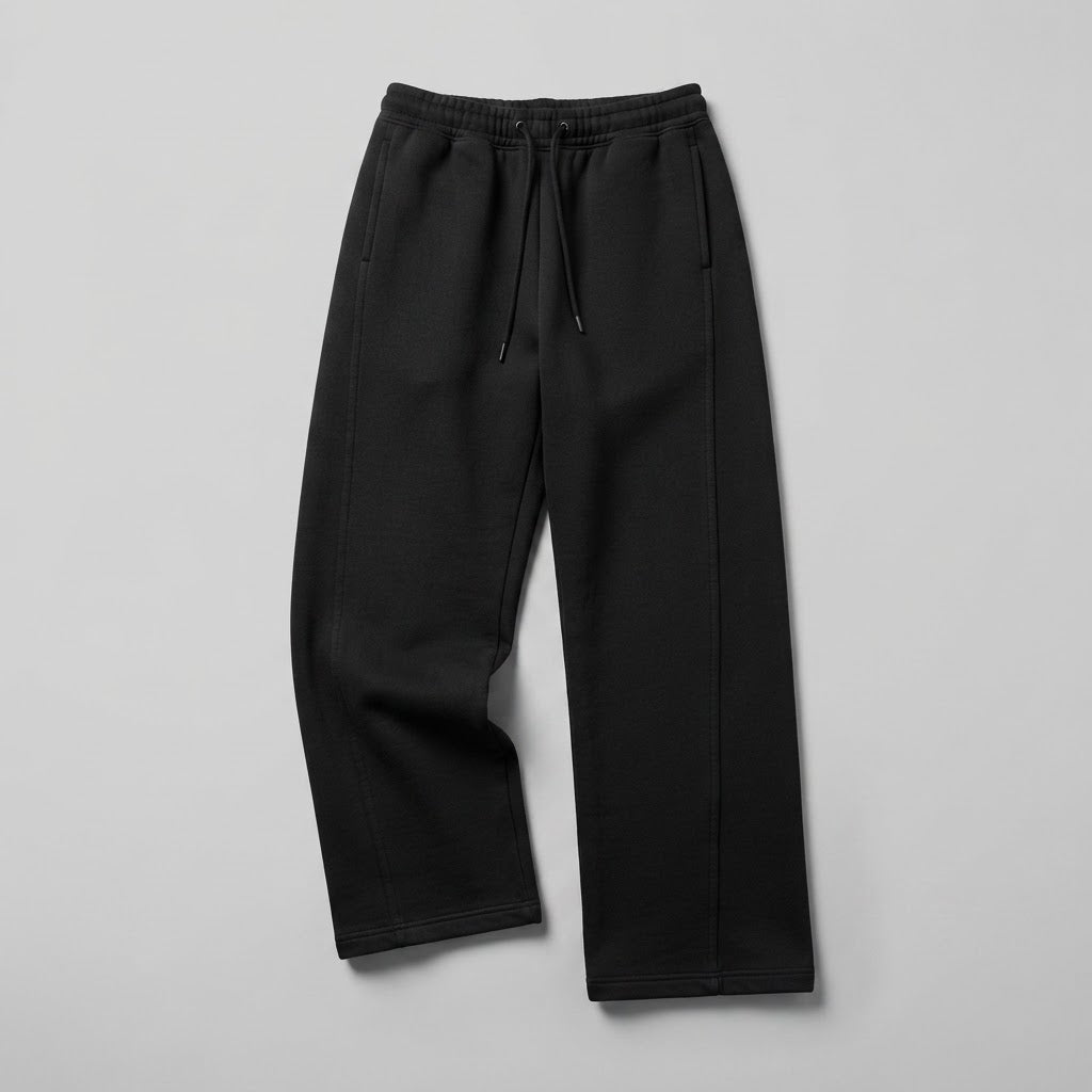 Men's Heavyweight Side Panel Straight Leg Streetwear Sweatpants - product image 1