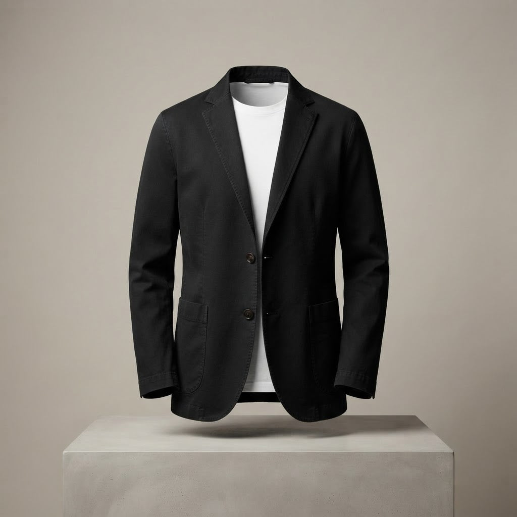 Men's Slim Fit Washed Cotton Casual Blazer Jacket - product image 1