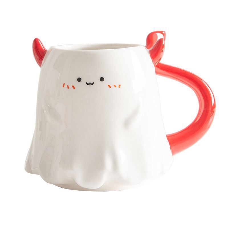 Couple Girl Birthday Gift Ceramic Water Cup Home Halloween 