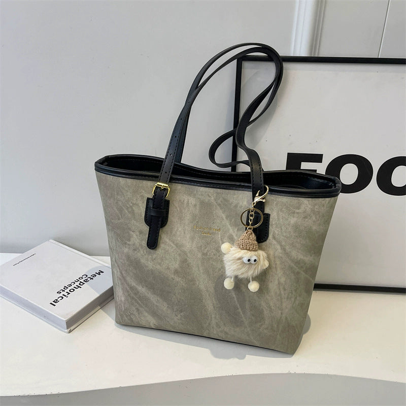 Suede Bucket bag