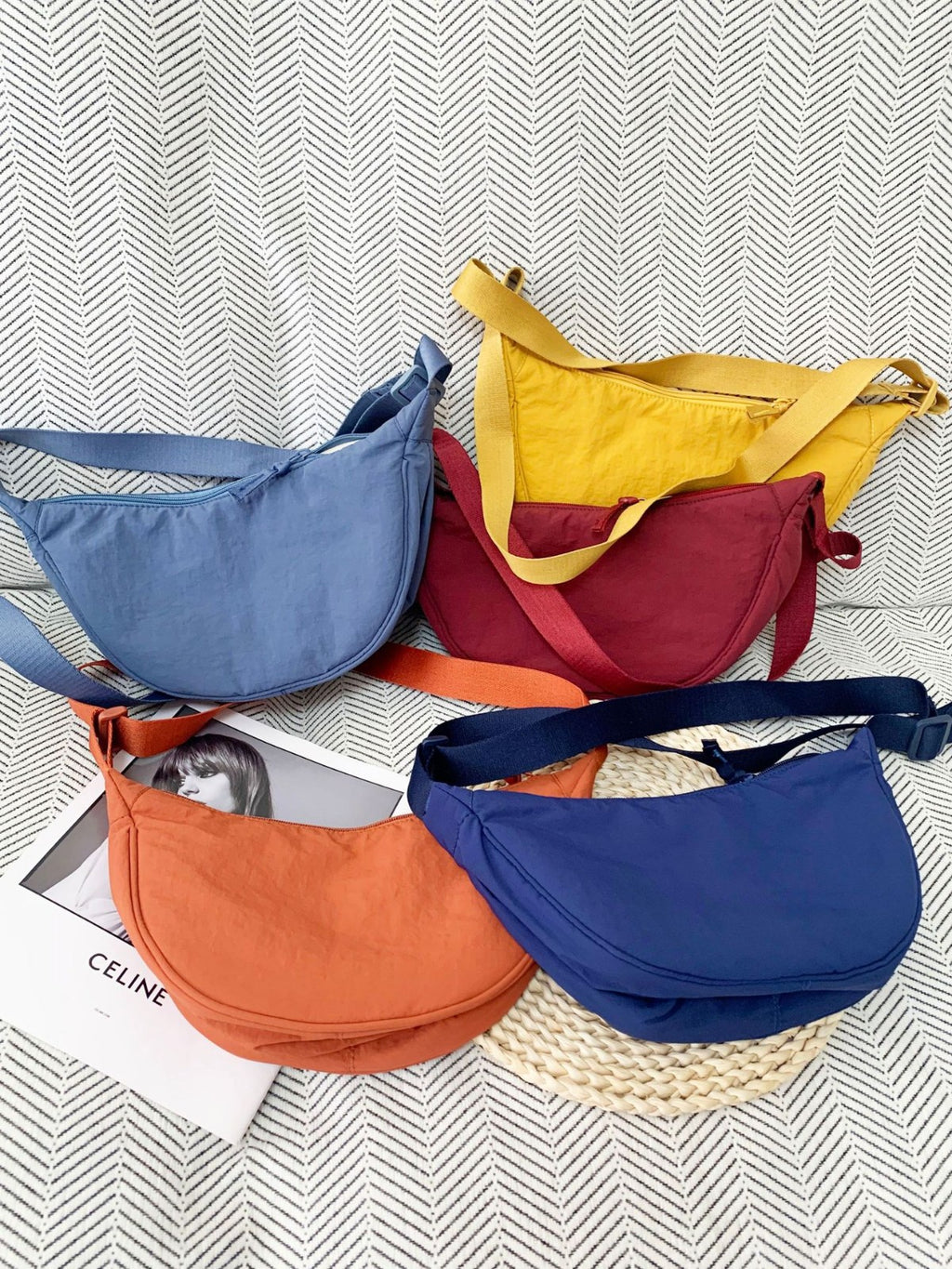 Women's Lightweight Nylon Shoulder Bag