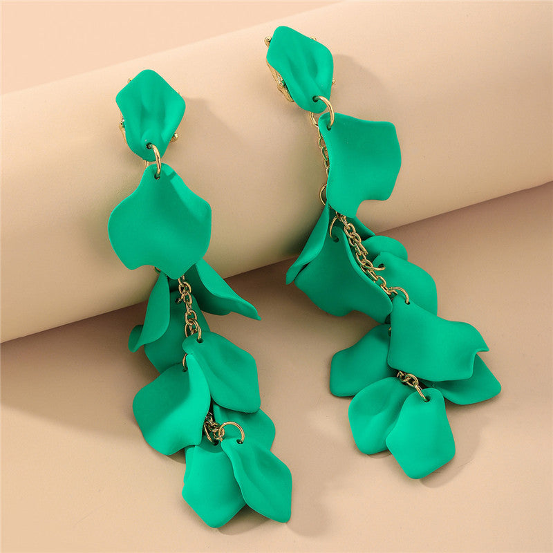 Floral earrings