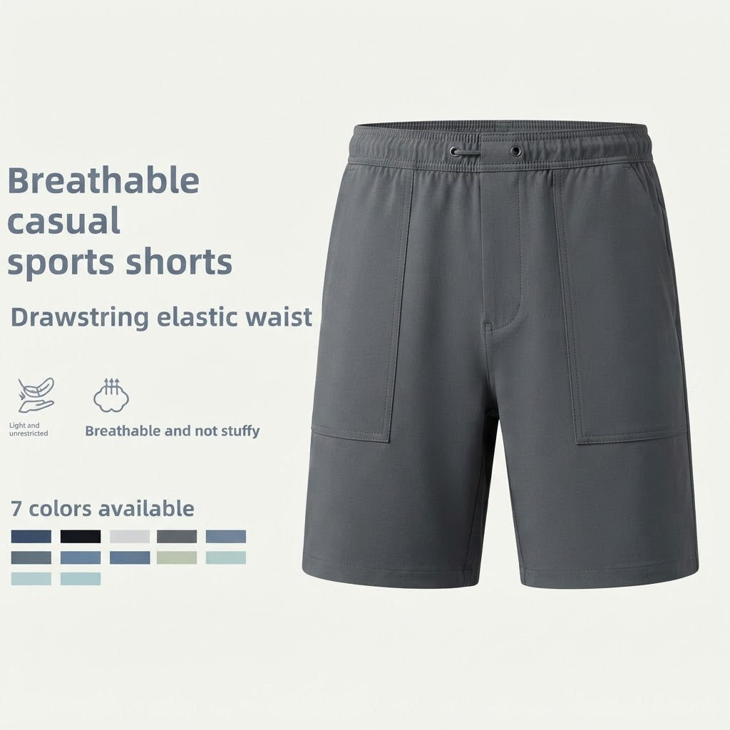 Men's Relaxed Fit Performance Sports Shorts - Quick-Dry Athletic Wear - product image 14