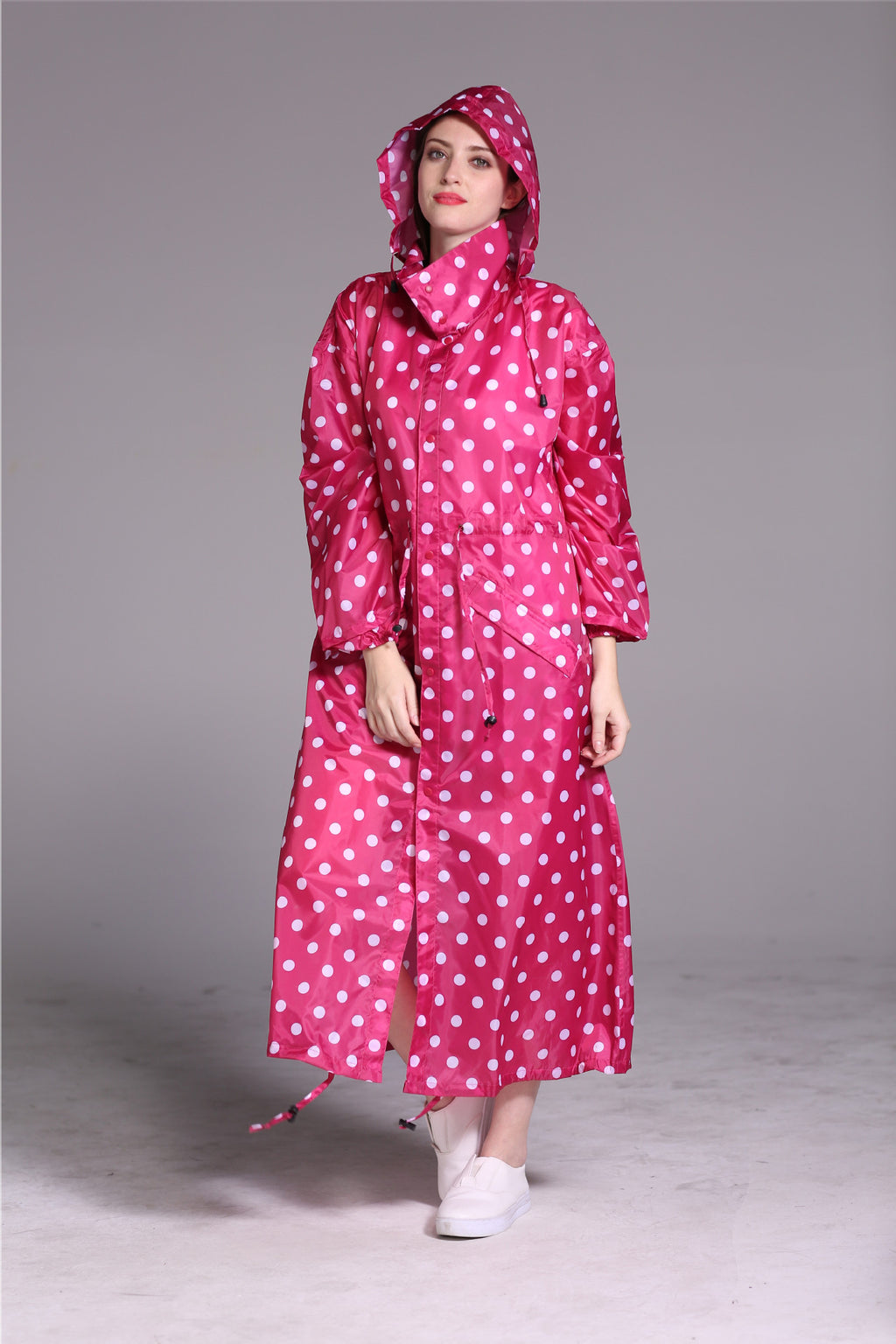 Lightweight Waterproof Long Rain Poncho - Packable Protection