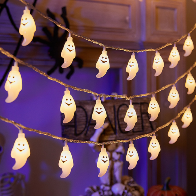 Cute Booo  Light String Halloween Thanksgiving Decorative 
