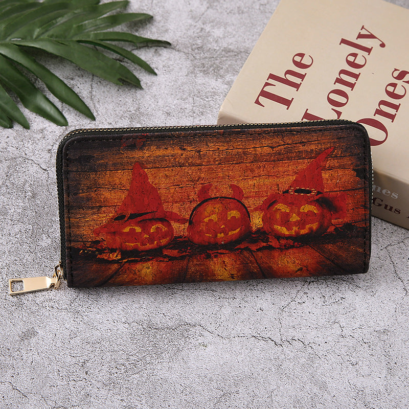 3 Pumpkin Wallet Halloween 