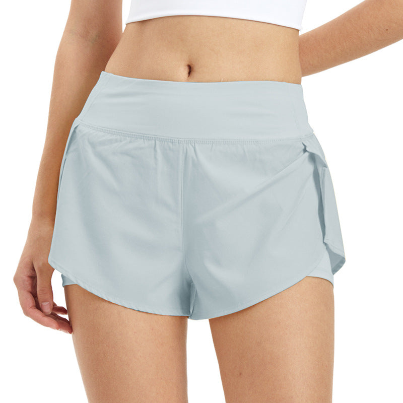 Womens Quick-Dry Yoga Running Shorts