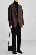 Men's Premium Wool-Blend Double-Breasted Winter Coat - product image 3
