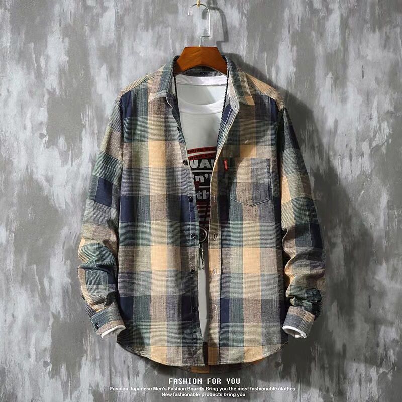 Men's Plaid Long-Sleeve Shirt - product image 3