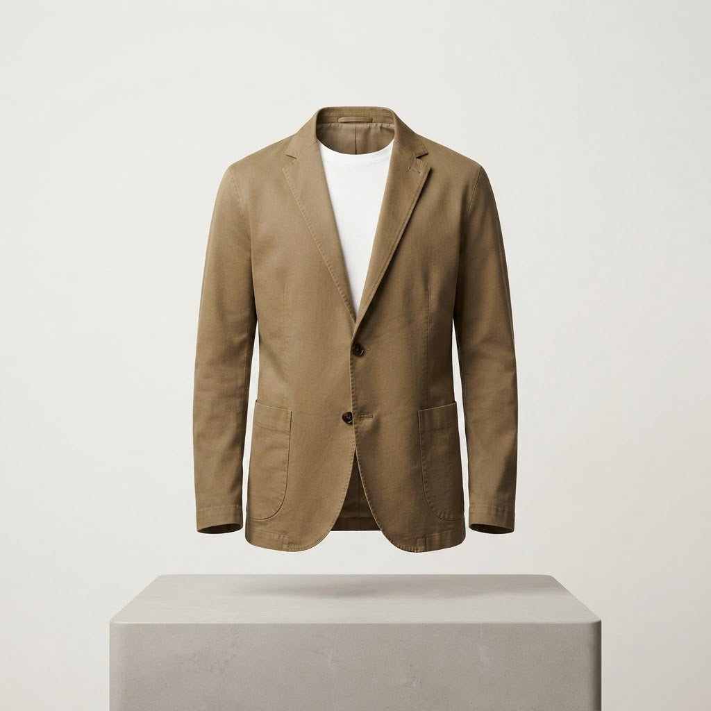 Men's Slim Fit Washed Cotton Casual Blazer Jacket - product image 2