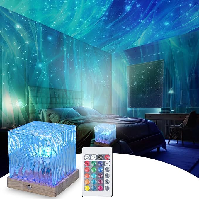 Aurora Galaxy Star Projector Night Light