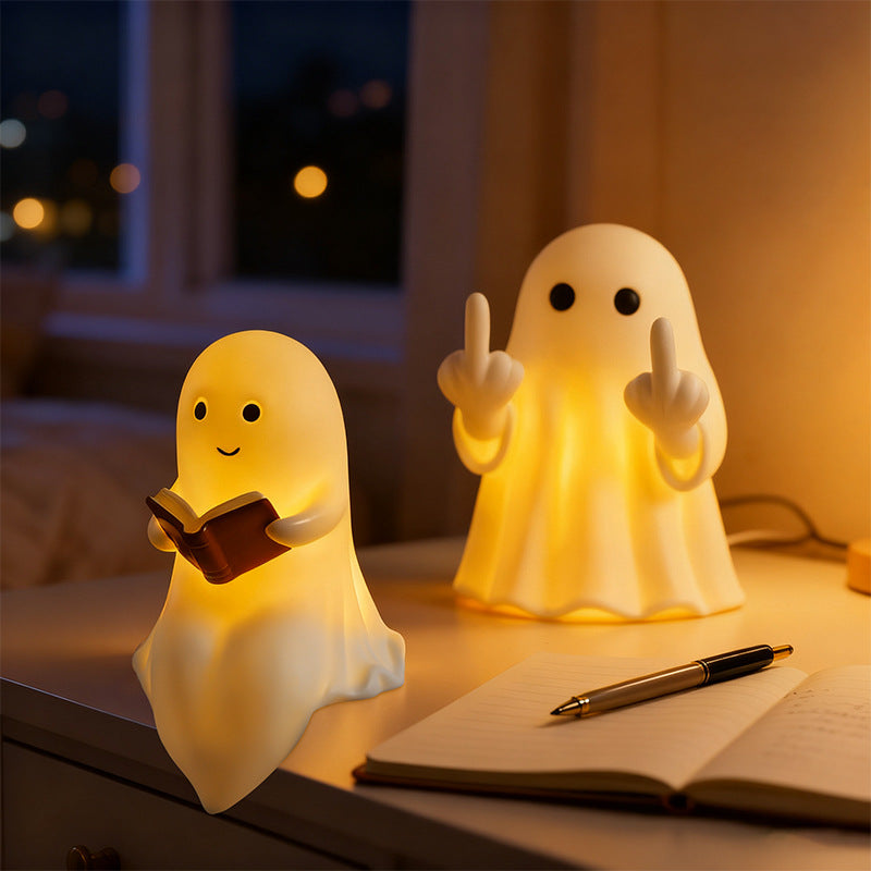 Ghost Night Light Cute Ghost Reading Desk Lamp