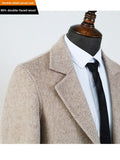 Men's Herringbone Wool Blend Trench Coat - product image 1