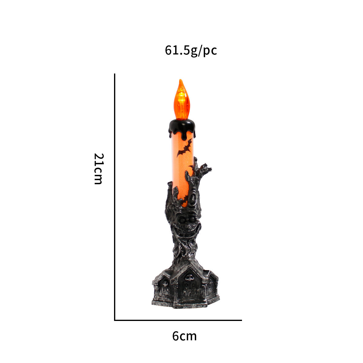 2 pack Candle Lamp