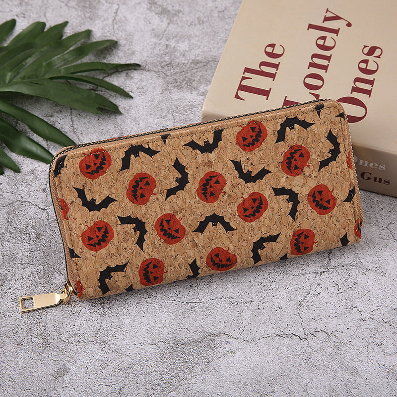 Pumpkin Batman zipper Wallet Halloween 