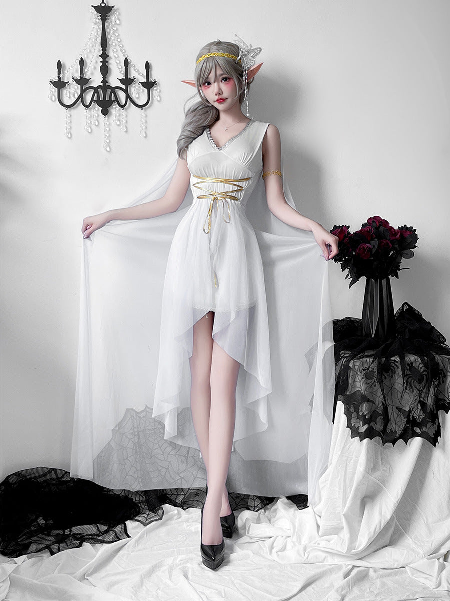 Greek Goddess Medieval Dress Halloween Costume