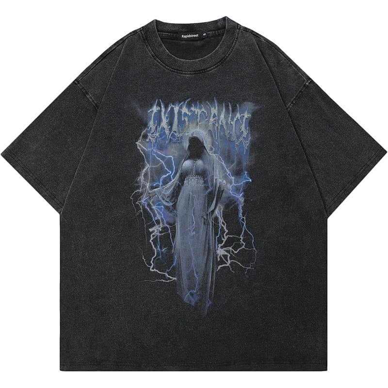 Men's Vintage Washed Cotton Graphic T-Shirt - product image 4