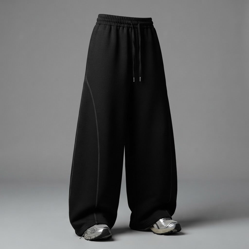 Unisex Oversized Flowy Scimitar Streetwear Sweatpants