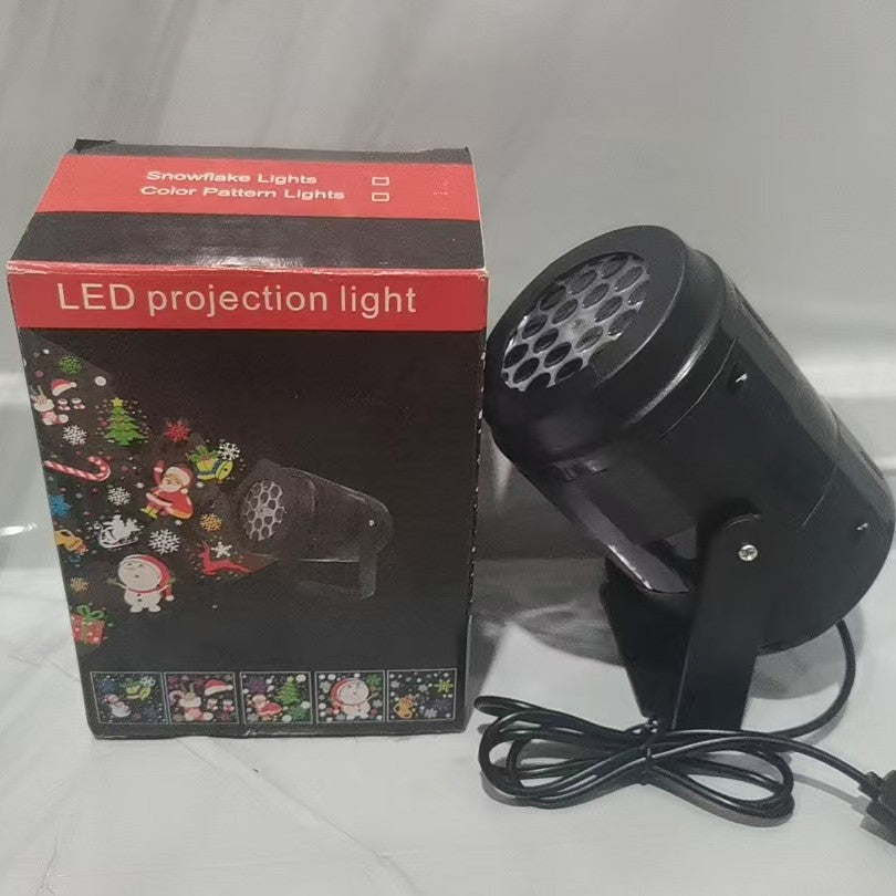 360° Rotating USB Halloween Projector Light - 12 HD Spooky Patterns for Indoor P