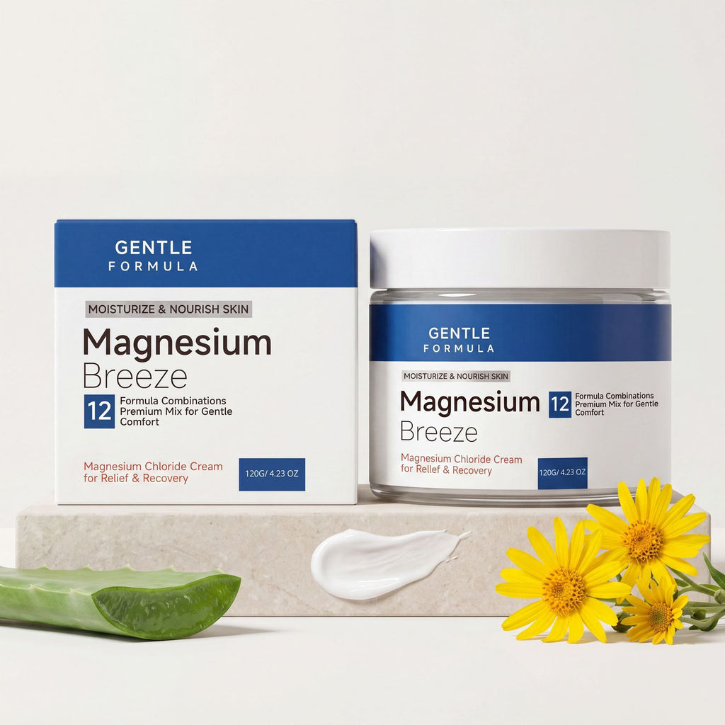 Magnesium Breeze Cream - Gentle Hydrating Body Moisturizer (120g)