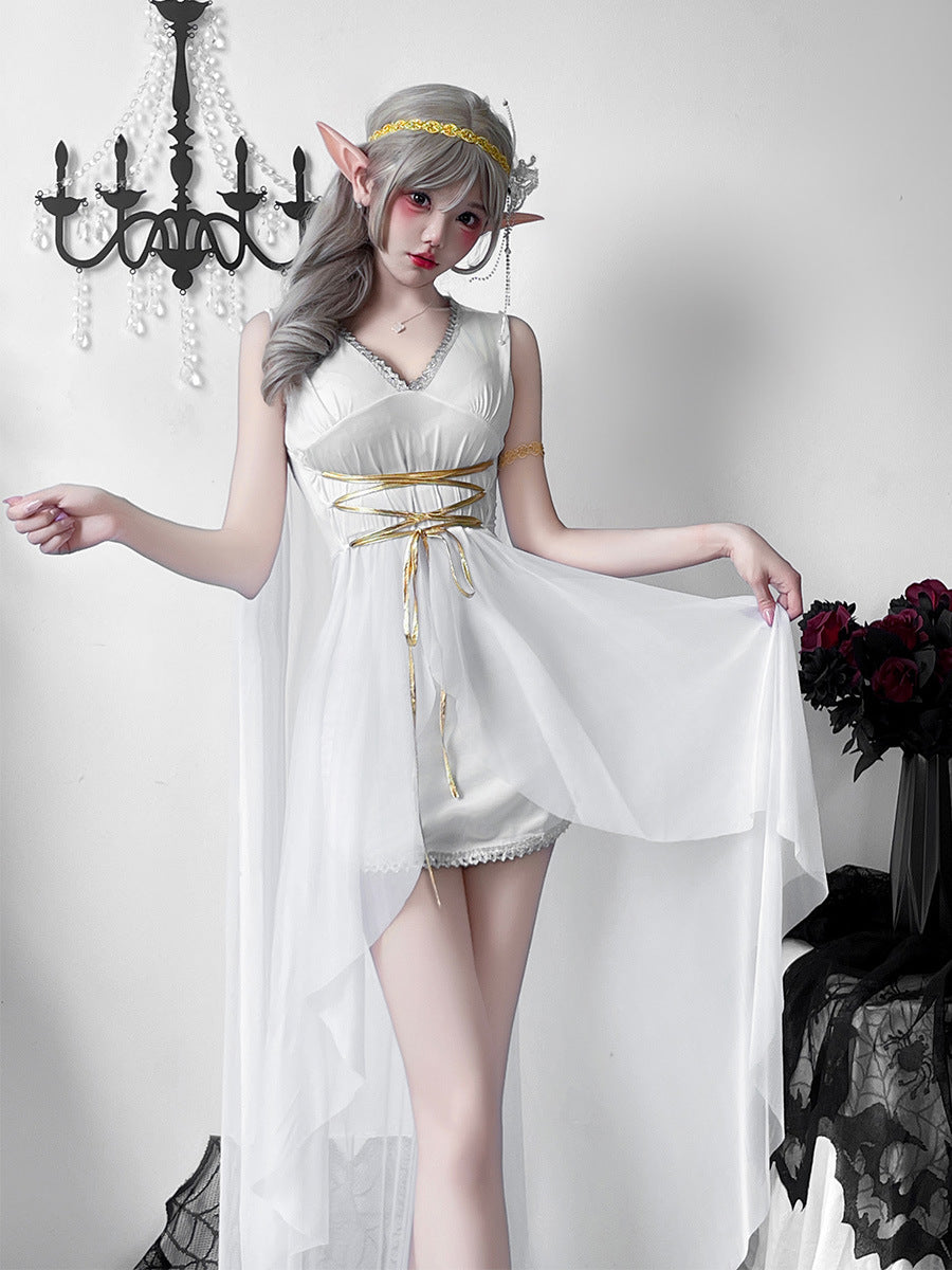 Greek Goddess Medieval Dress Halloween Costume