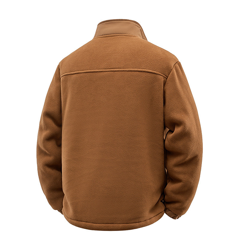 Big size sheepskin coat