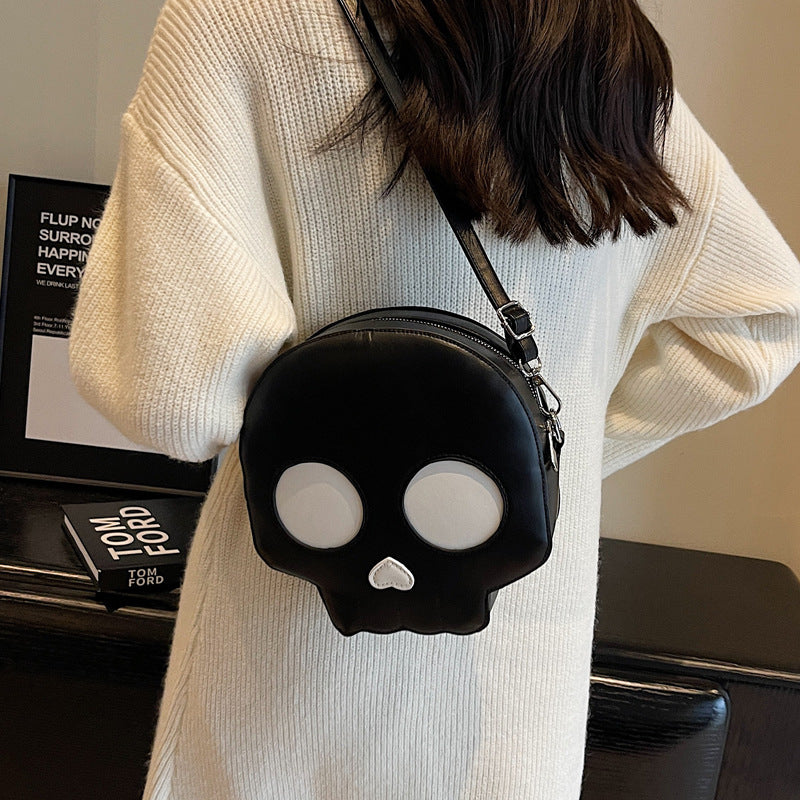 Halloween Skull PU Shoulder Bag