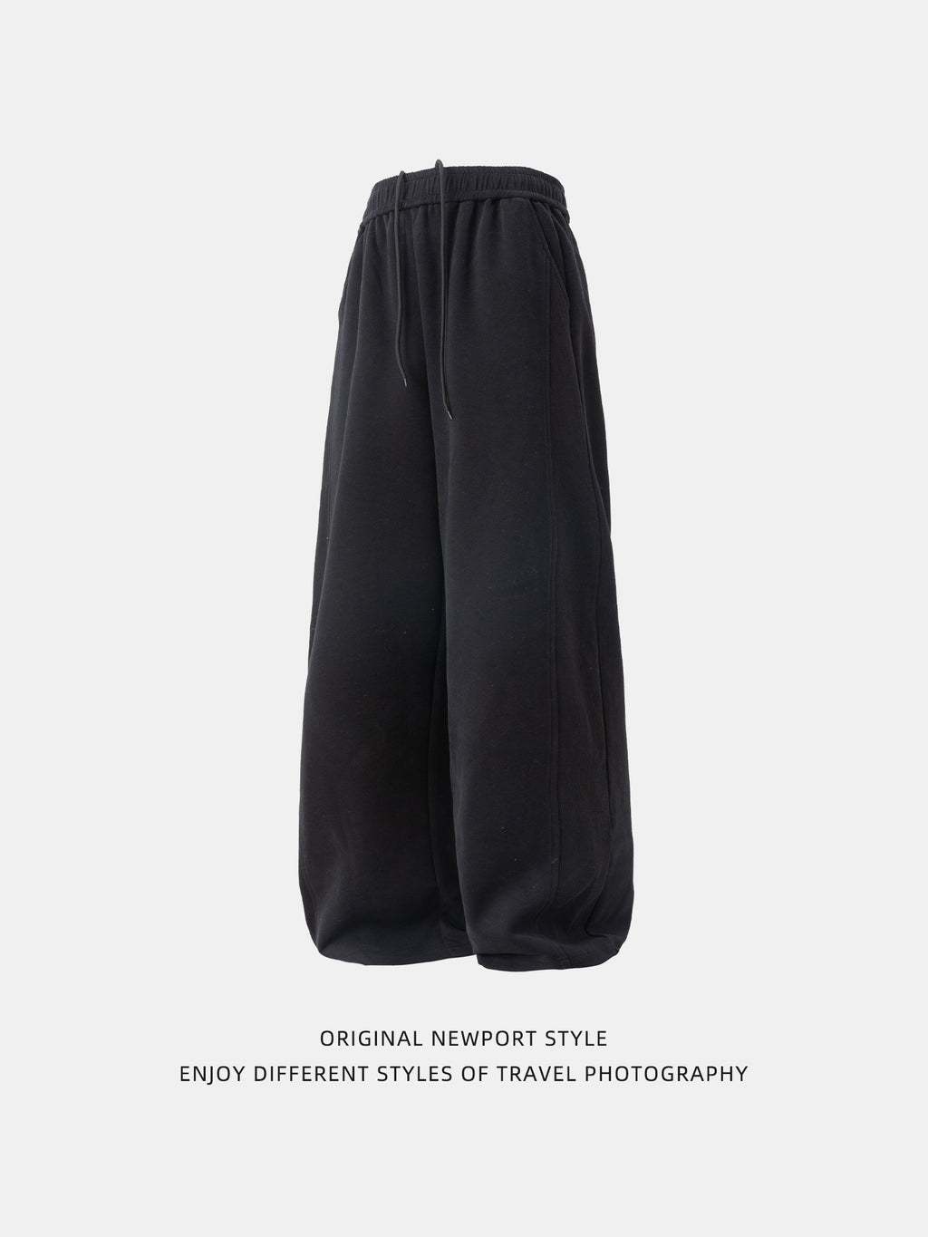 Men's Heavyweight Side Panel Straight Leg Streetwear Sweatpants - product image 4