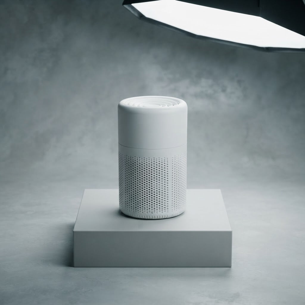 Compact USB HEPA Air Purifier for Desktops and Small Rooms