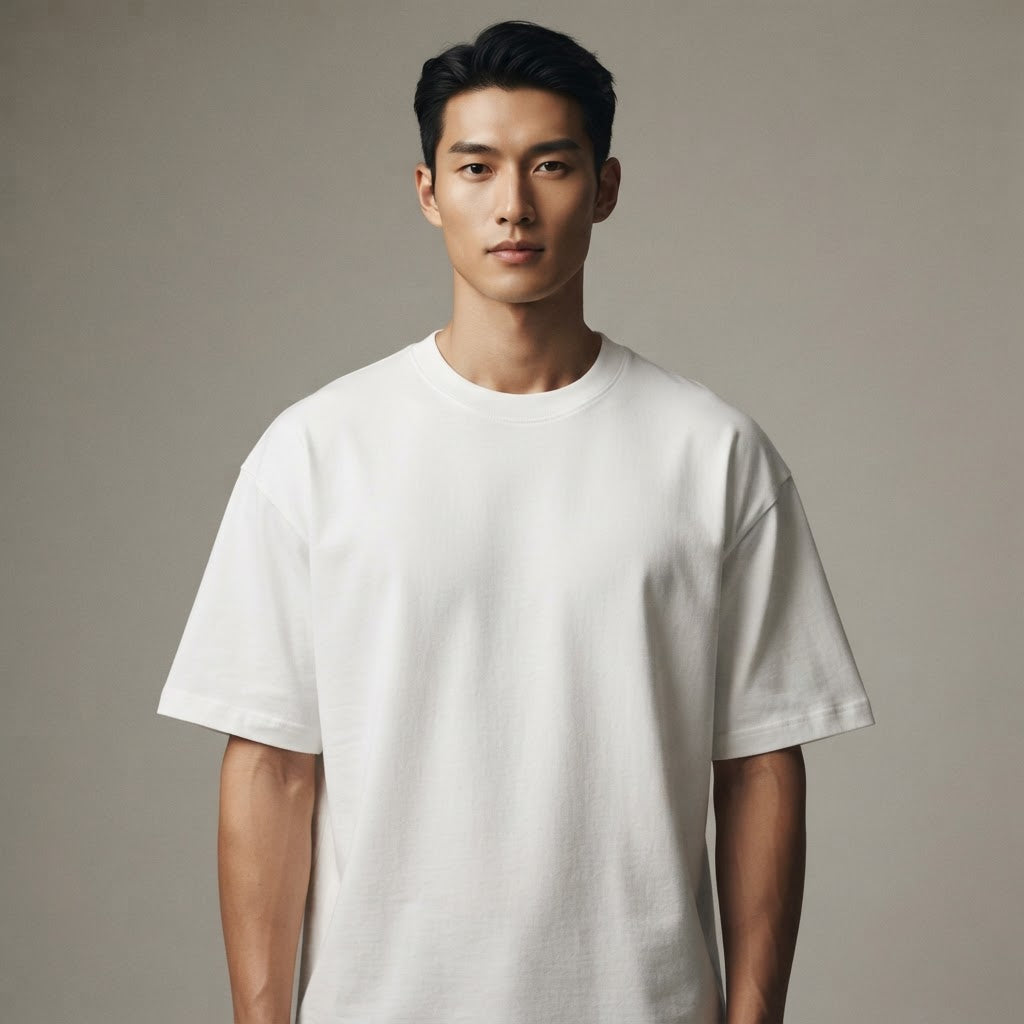Men's Summer Heavyweight 95% Cotton T-Shirt: Stain & Wrinkle Resistant… - product image 4