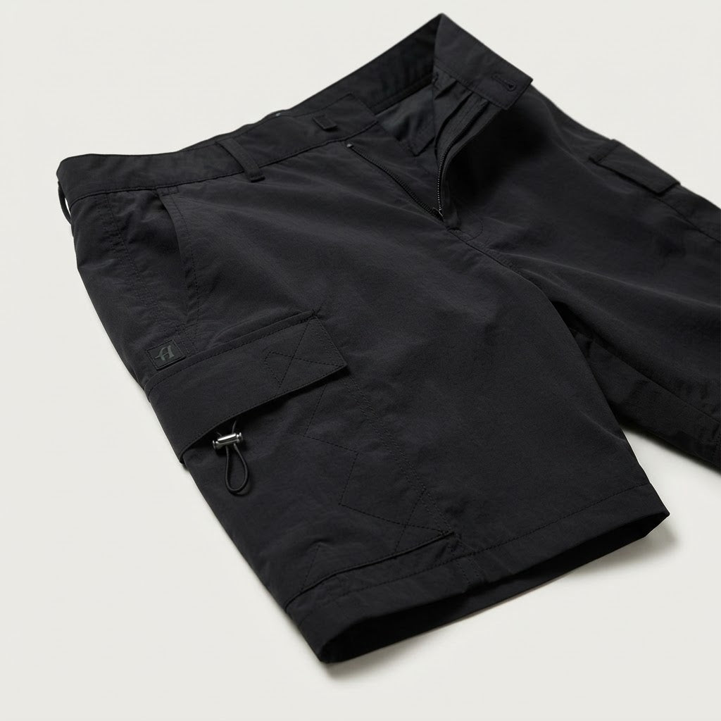 Men's Relaxed Fit Cargo Shorts - Lightweight Breathable Streetwear - product image 1